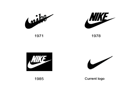 Nike - Evolution of Logos